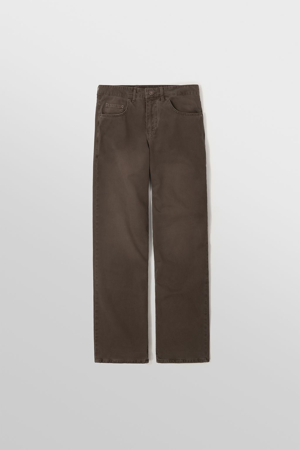 شلوار بگی قهوه‌ای