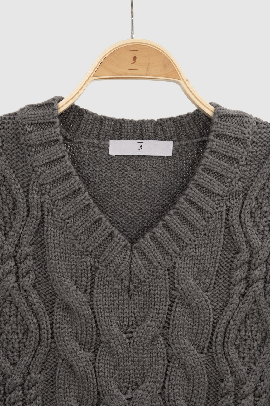 vest knit gray 1