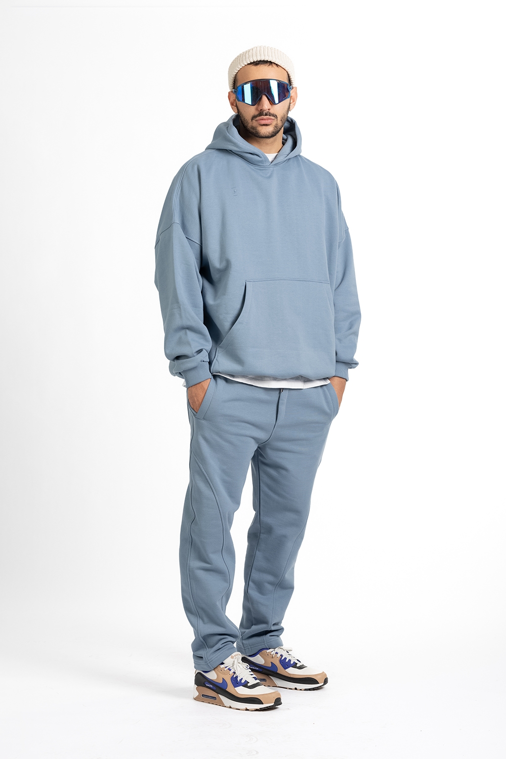 hoodie banji blue 2