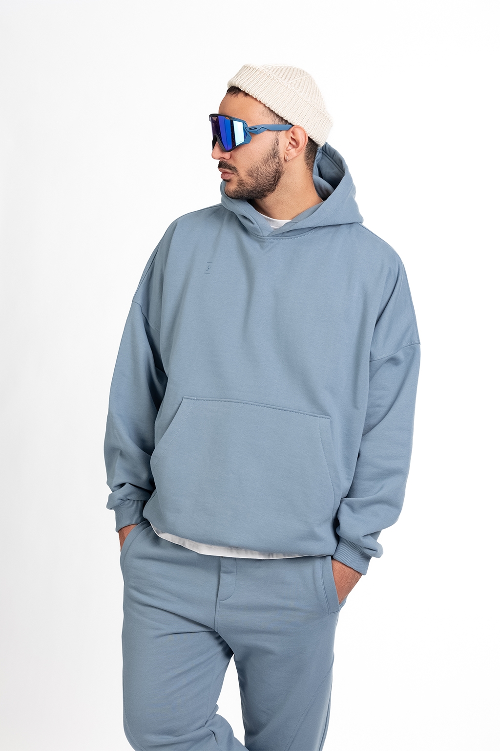 hoodie banji blue 1