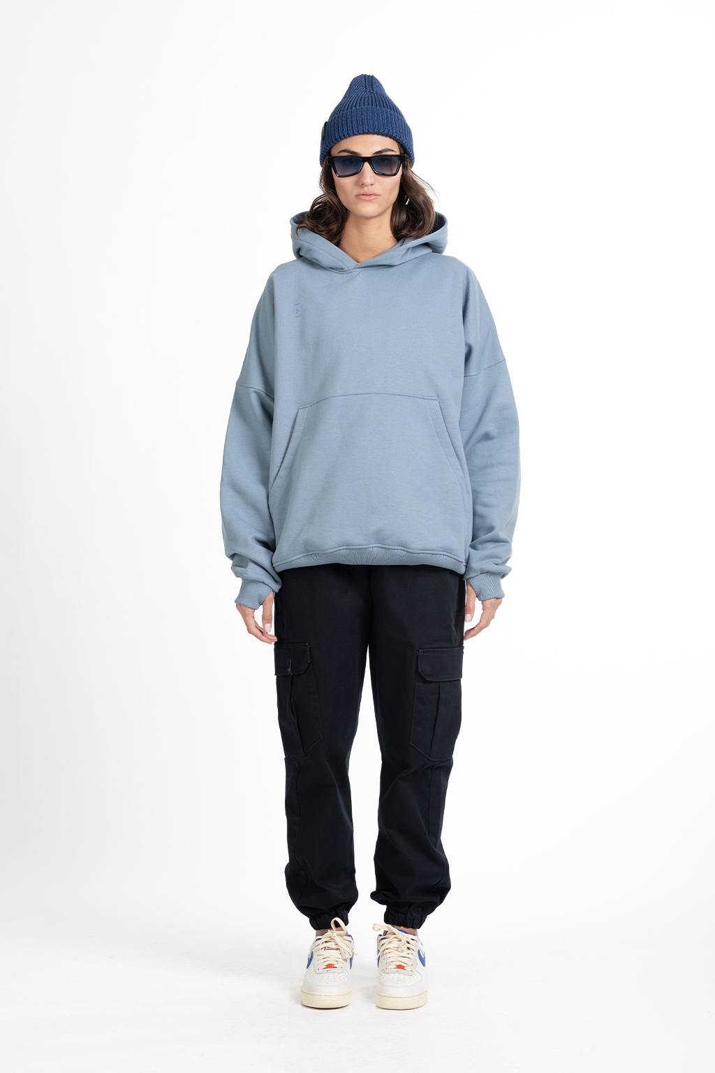 banji hoodie blue  1