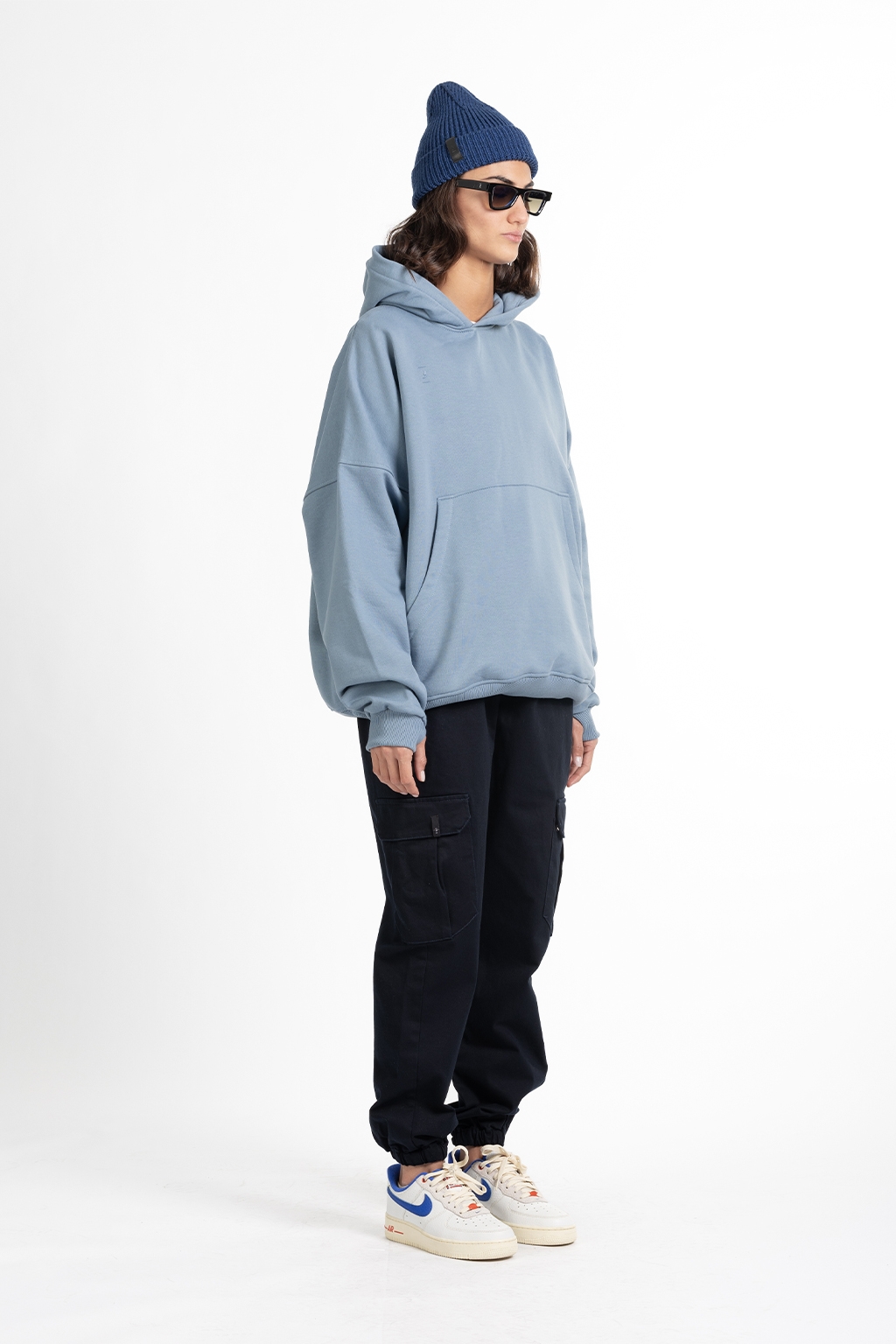 banji hoodie blue  2