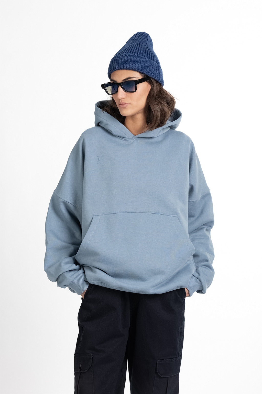 banji hoodie blue  3