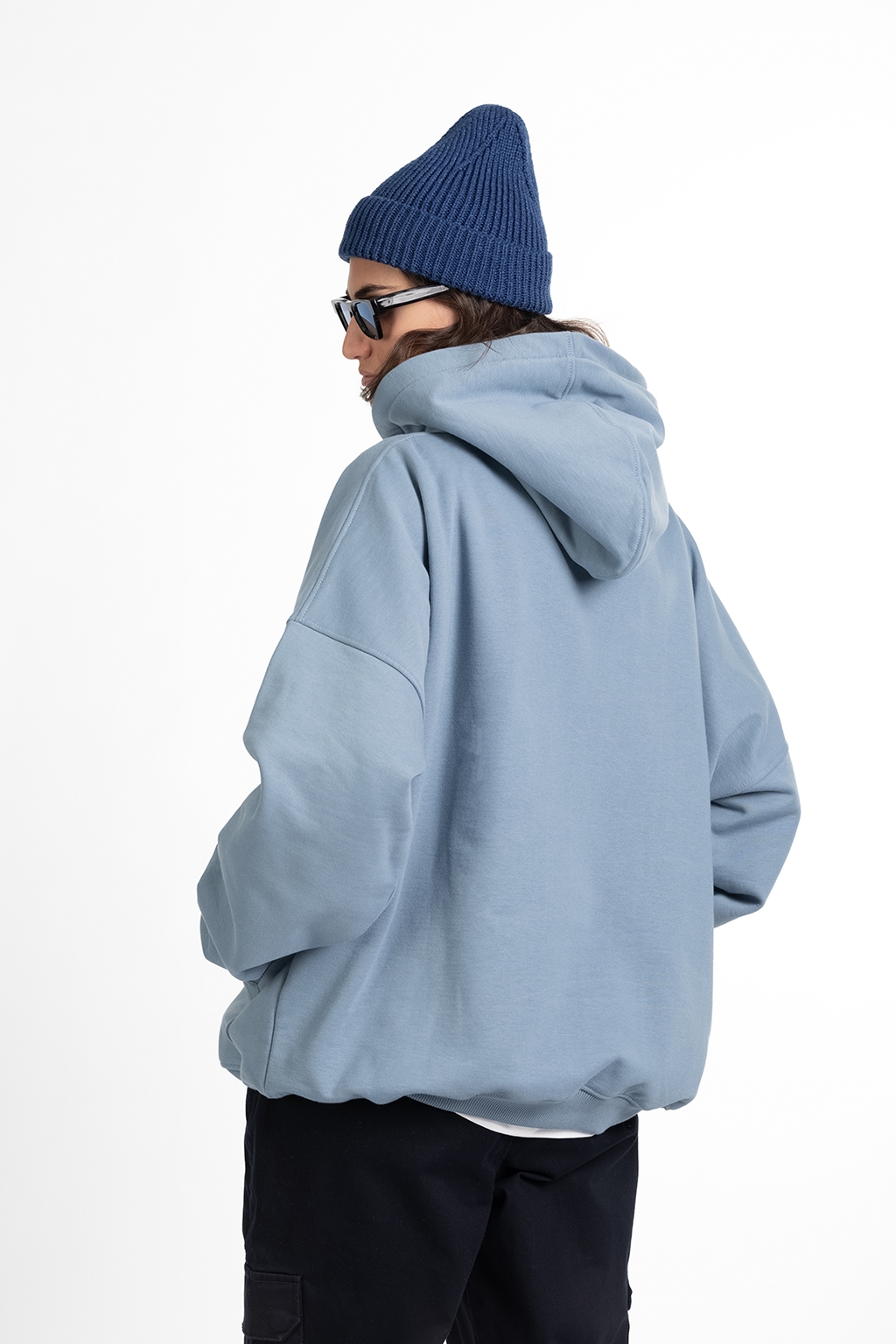 banji hoodie blue  4