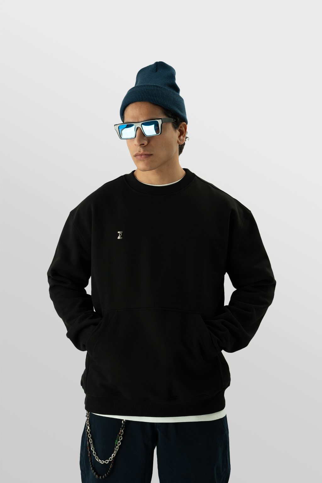 pullover basic black 2