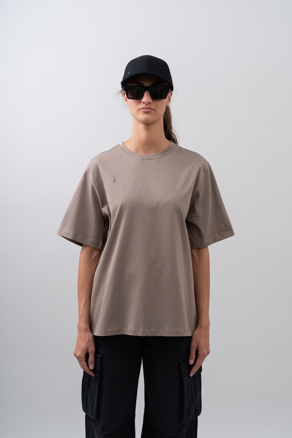 T-shirt BASIC mocha 1