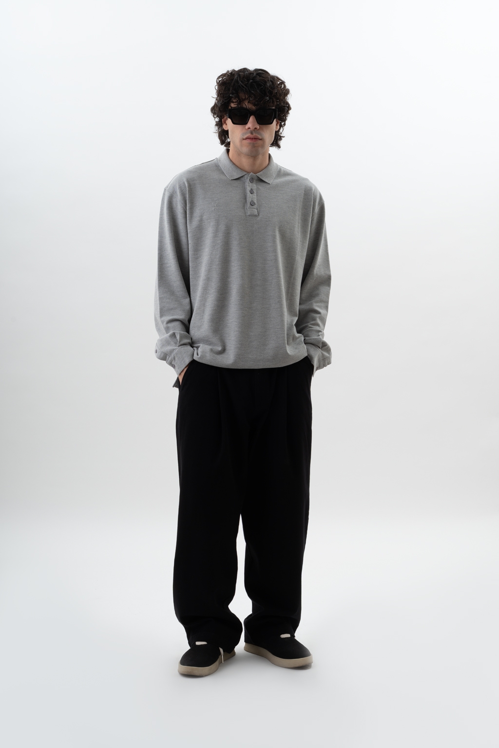 poloshirt melange 1