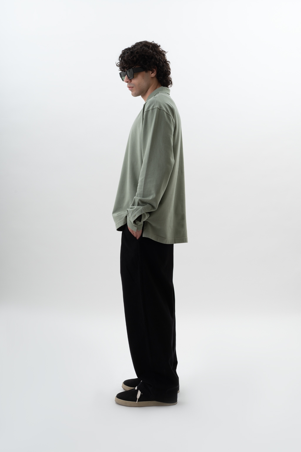 poloshirt L-SLEEVE cedar 3