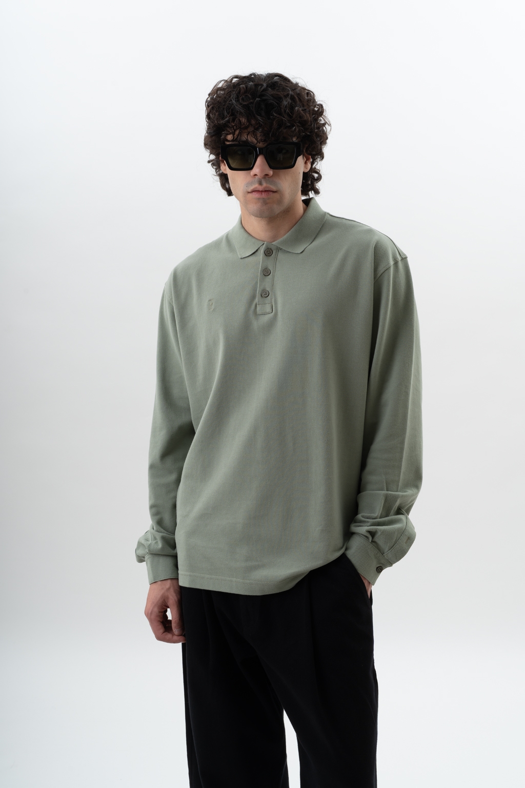 poloshirt L-SLEEVE cedar 4